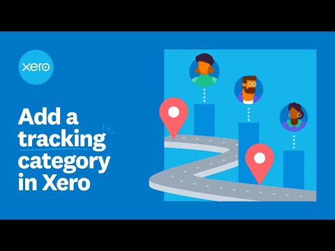 Xero image add tracking category in Xero