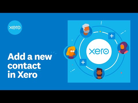 Add a new contact in xero